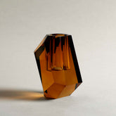 Glen Crystal Vase Amber